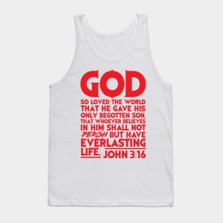 John 3:16 Tank Top